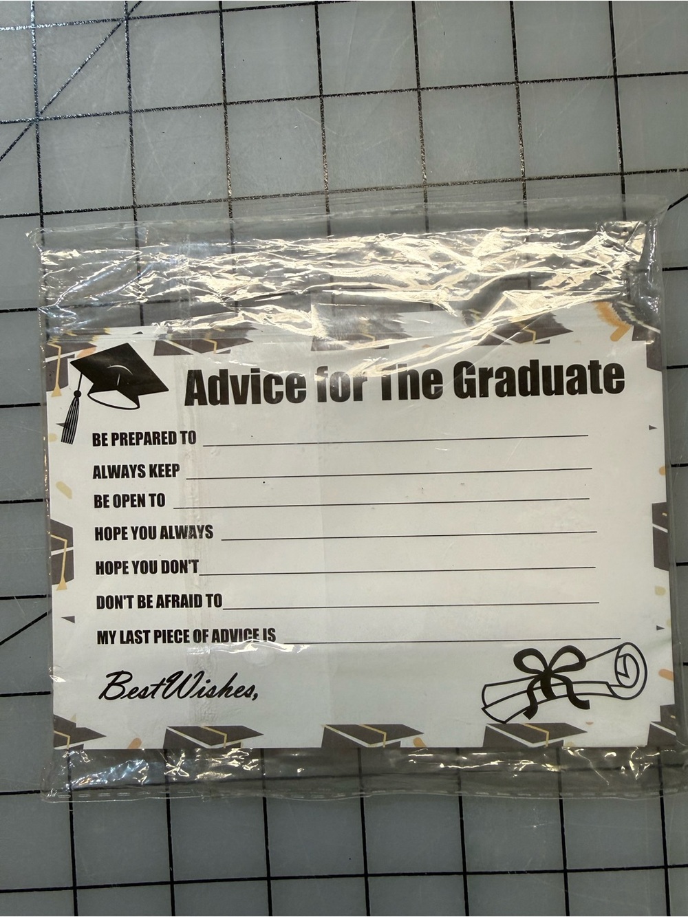 Graduation Party accessories.  50 advice cards, 60 stickers, 9’x6’banner